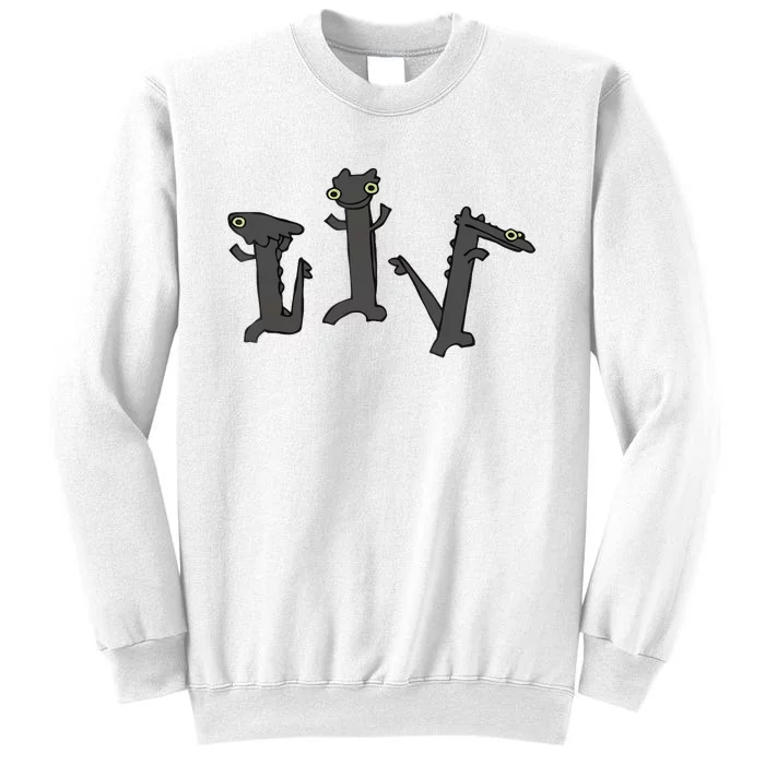 Dancing Dragon Meme Sweatshirt