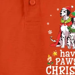 Dalmatian Dogs Merry Mother Father Have A Pawsome Christmas Gift Dry Zone Grid Performance Polo