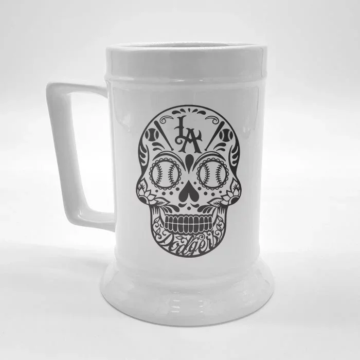 Dia De Muertos Sugar Front & Back Beer Stein