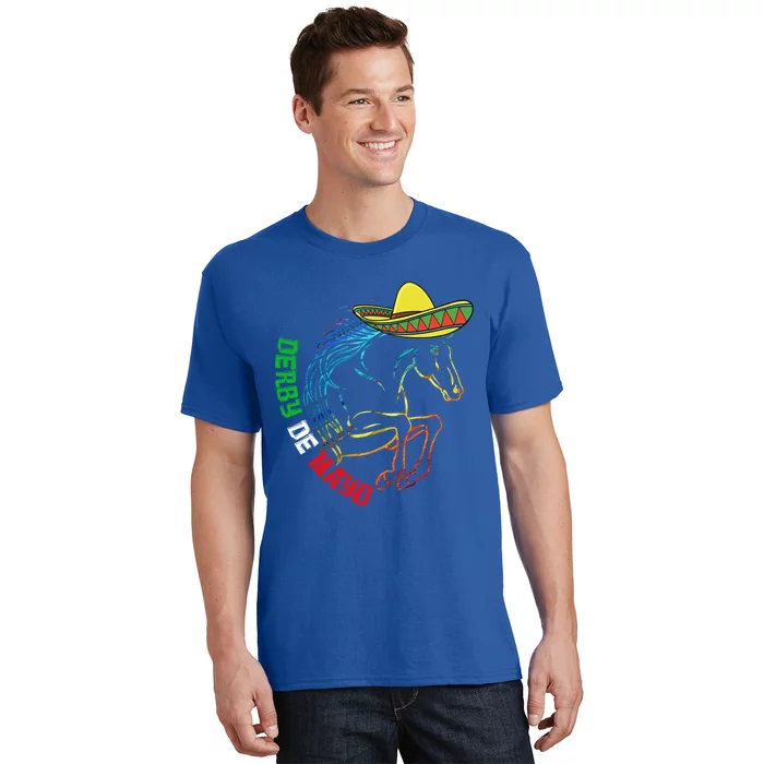 Derby De Mayo Gift Kentucky Horse Race Mexico Gift T-Shirt