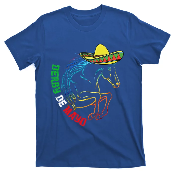 Derby De Mayo Gift Kentucky Horse Race Mexico Gift T-Shirt