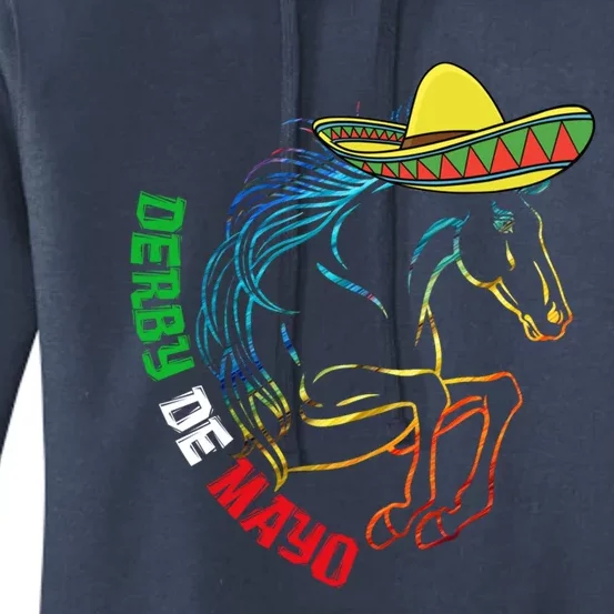 Derby De Mayo Gift Kentucky Horse Race Mexico Gift Women's Pullover Hoodie