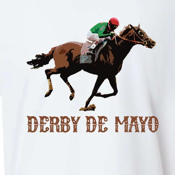 Derby De Mayo Time Kentucky Horse Race Cinco De Derby Sueded Cloud Jersey T-Shirt