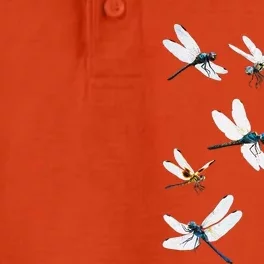 Dragonfly Dragonflies Natural Mosquito Repellent Biting Bugs Dry Zone Grid Performance Polo