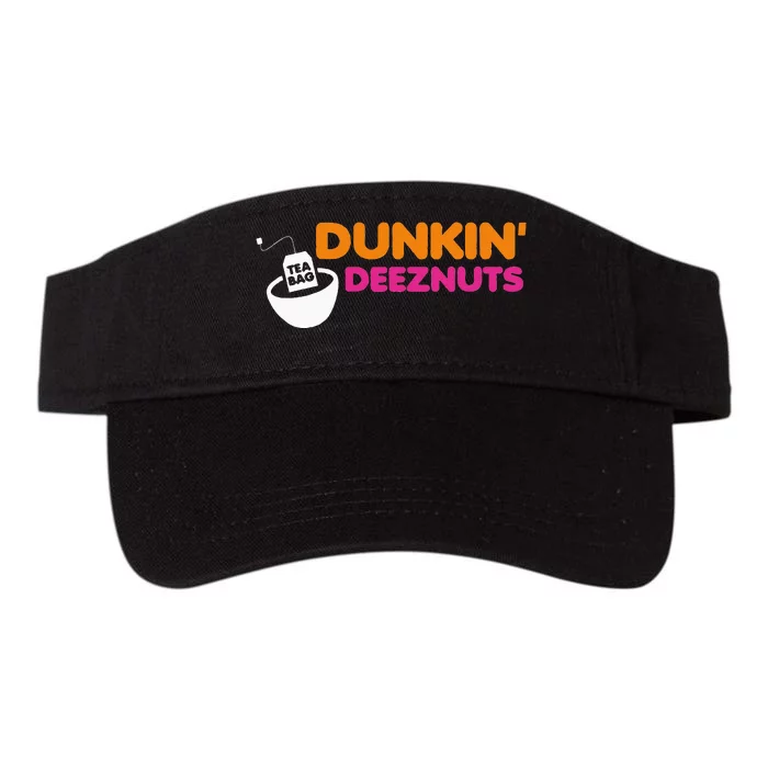 Dunkin Deez Nuts Funny Dunkin Deeznuts Tea Bag Valucap Bio-Washed Visor