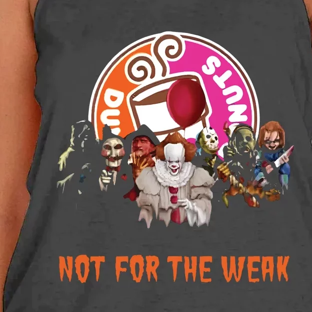 Dunkin Donuts Not For The Weak Women's Knotted Racerback Tank