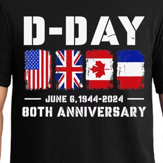 D Day Normandy Landings 80th Anniversary 1944 2024 Pajama Set