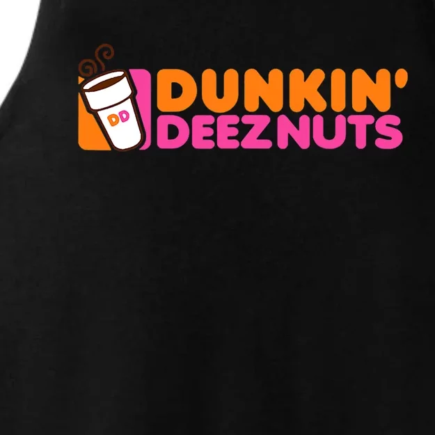 Dunkin Deez Nuts Dunkin Deeznuts Ladies Tri-Blend Wicking Tank