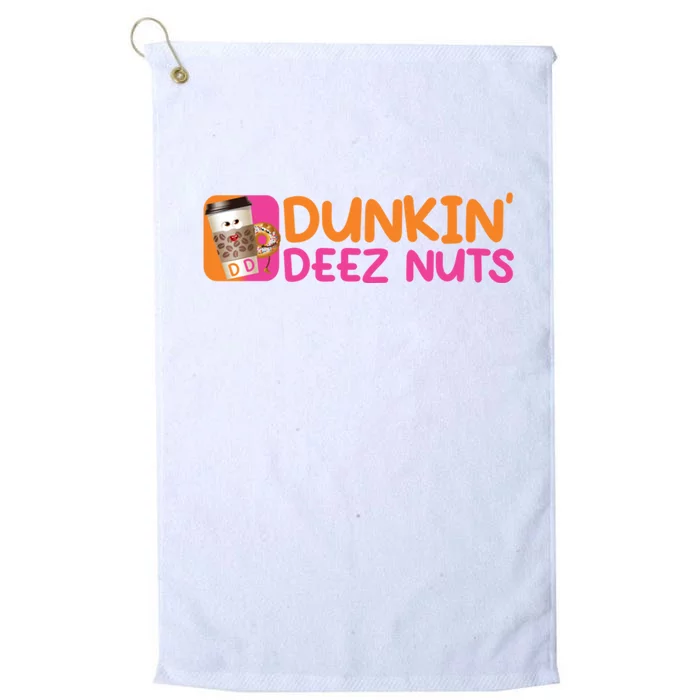 Dunkin Deez Nuts Coffee Bag Platinum Collection Golf Towel