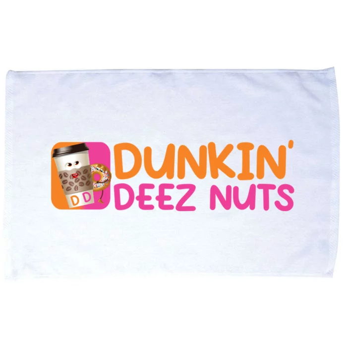 Dunkin Deez Nuts Coffee Bag Microfiber Hand Towel