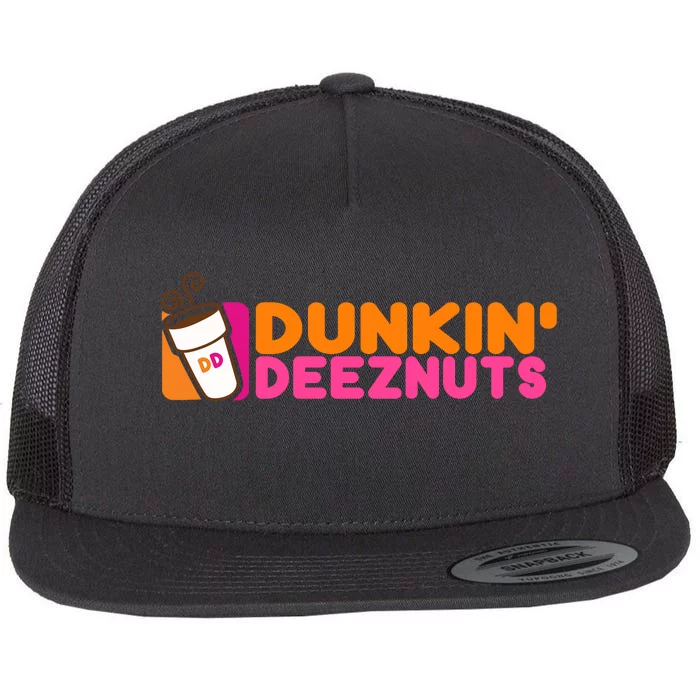 Dunkin Deez Nuts Dunkin Deeznuts Flat Bill Trucker Hat