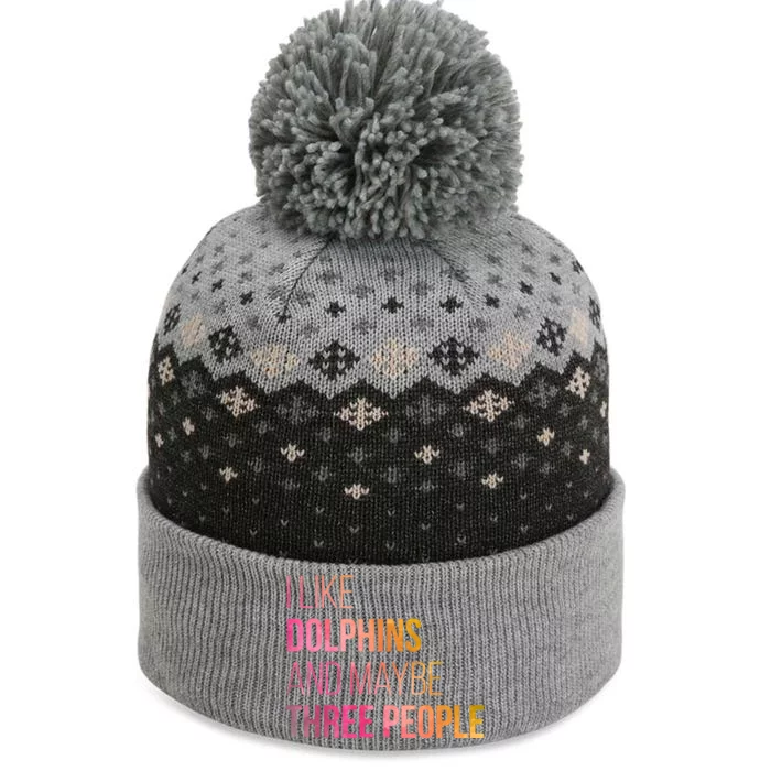 Dolphins The Baniff Cuffed Pom Beanie