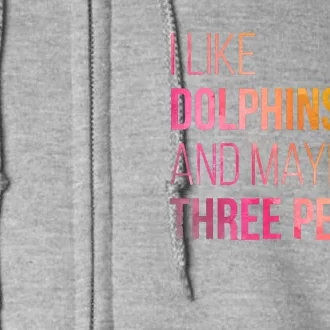 Dolphins Full Zip Hoodie