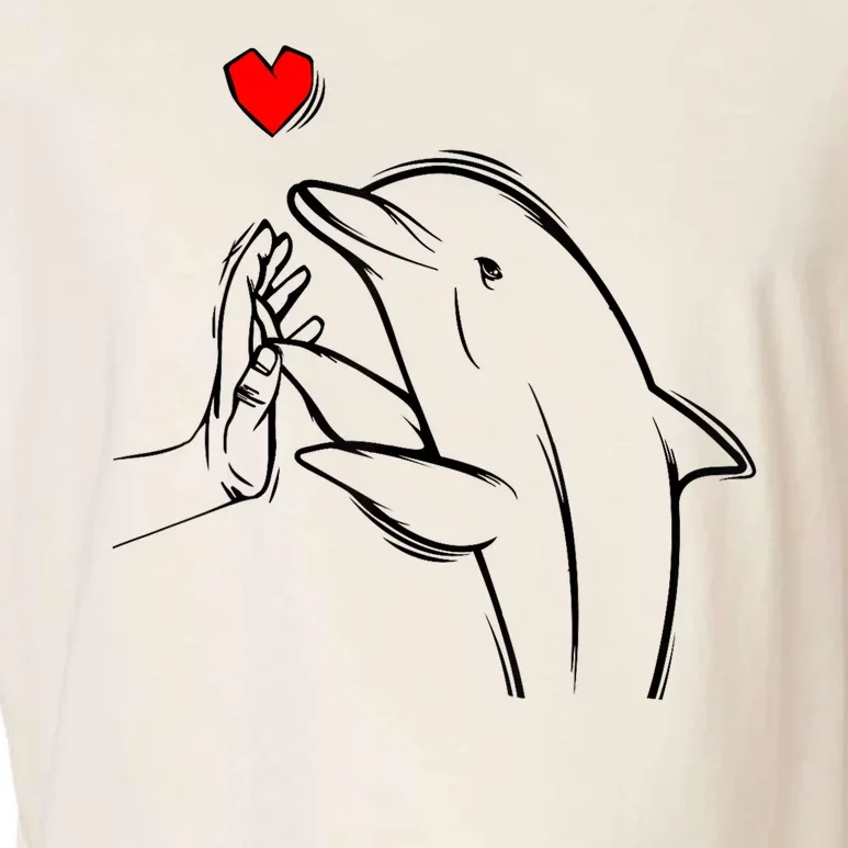 Dolphin Garment-Dyed Women's Muscle Tee