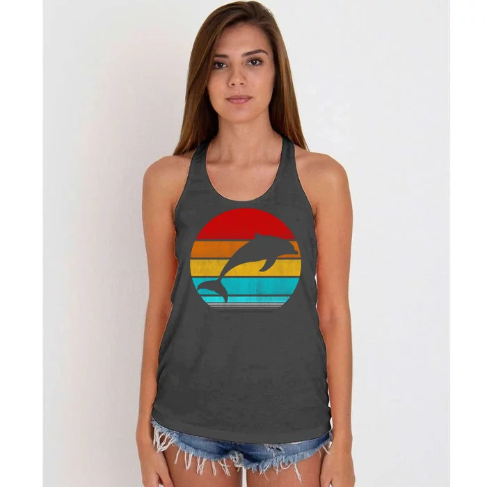 Dolphin Women's Knotted Racerback Tank