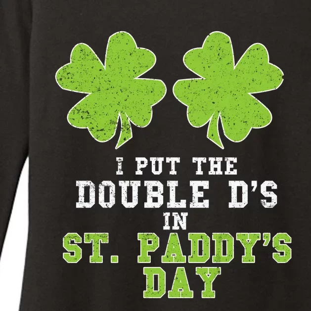 Double Ds On St Paddys Day Shamrock Funny Patricks Womens CVC Long Sleeve Shirt