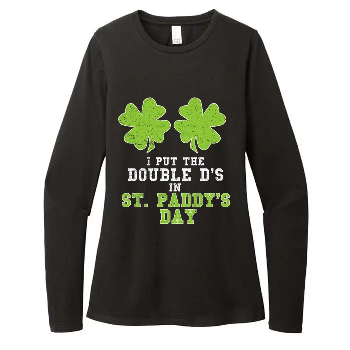 Double Ds On St Paddys Day Shamrock Funny Patricks Womens CVC Long Sleeve Shirt