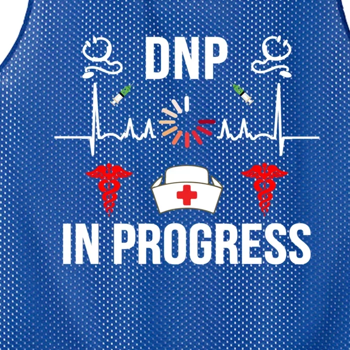 Dnp Doctor Of Nursing Practice In Progress Funny Nurse Cute Gift Mesh Reversible Basketball Jersey Tank