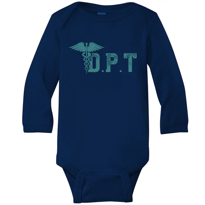 DPT Doctor Of Physical Therapy Student Therapist Gift Baby Long Sleeve Bodysuit