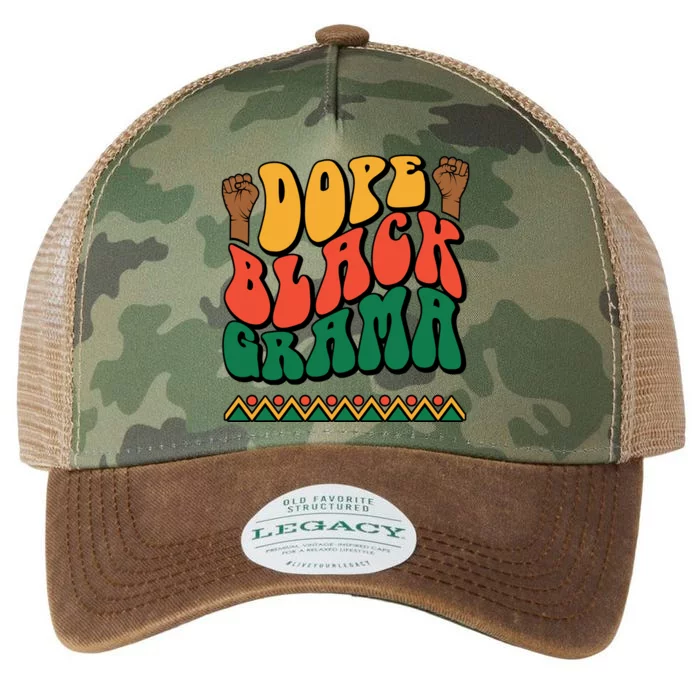 DOPEBLACKGRAMA Legacy Tie Dye Trucker Hat