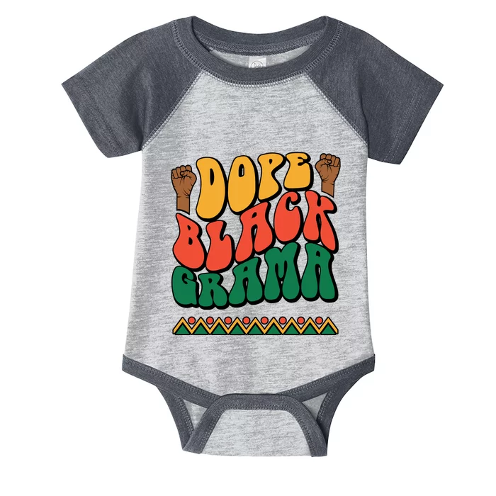 DOPEBLACKGRAMA Infant Baby Jersey Bodysuit