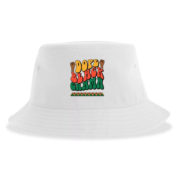 DOPEBLACKGRAMA Sustainable Bucket Hat