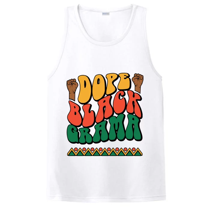 DOPEBLACKGRAMA Performance Tank