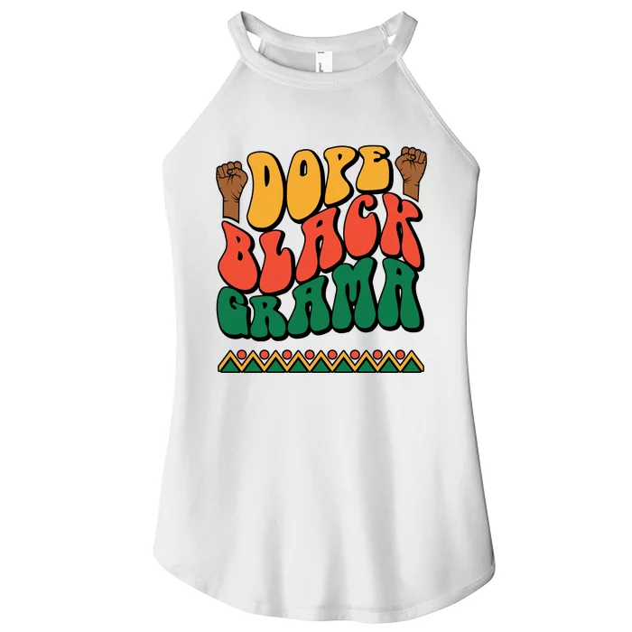 DOPEBLACKGRAMA Women’s Perfect Tri Rocker Tank