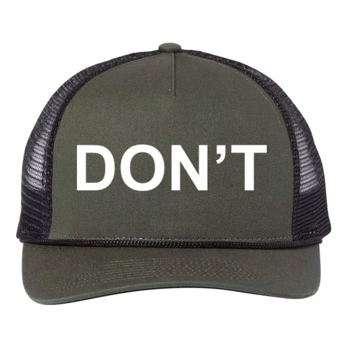 Don't Retro Rope Trucker Hat Cap