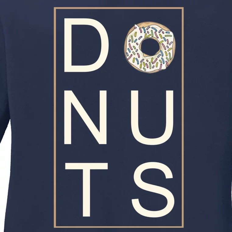 DONUTS Ladies Long Sleeve Shirt