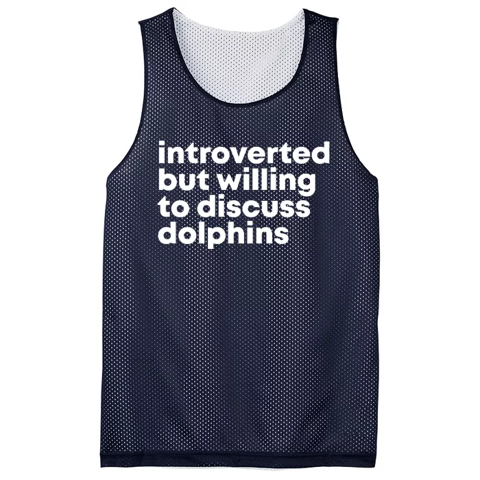 Dolphins Mesh Reversible Basketball Jersey Tank