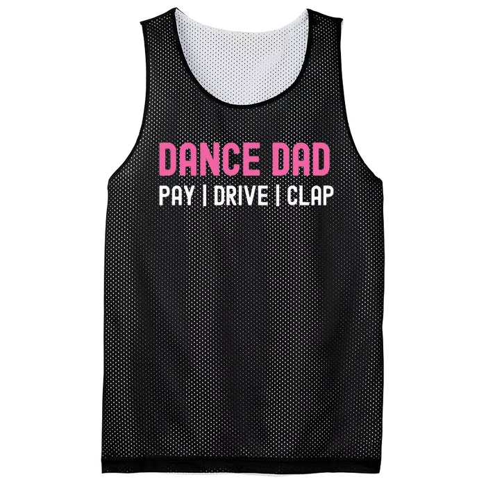 Dance Dad Pay Drive Clap Mesh Reversible Basketball Jersey Tank