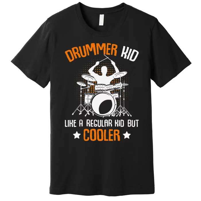 Drummer Drumming Percussionist Drums Premium T-Shirt