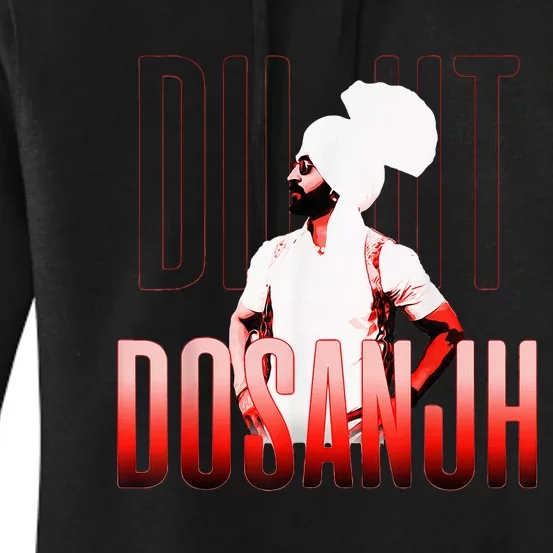 Diljit Dosanjh Punjabi Singer Desi Apparel Punjabi Women's Pullover Hoodie