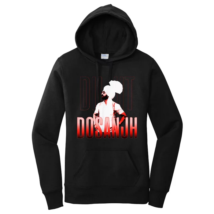 Diljit Dosanjh Punjabi Singer Desi Apparel Punjabi Women's Pullover Hoodie