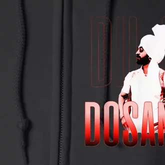 Diljit Dosanjh Punjabi Singer Desi Apparel Punjabi Full Zip Hoodie