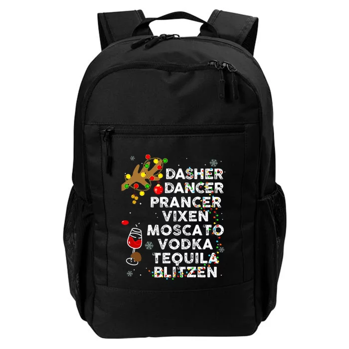 Dasher Dancer Prancer Vixen Moscato Vodka Tequila Blitzen Daily Commute Backpack