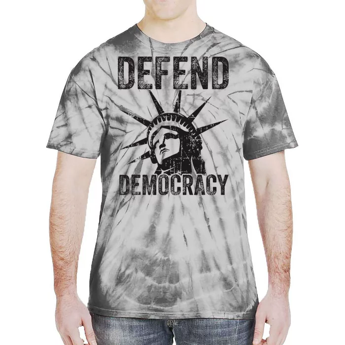 Defend Democracy Protect Voting Rights Save Vote Election Tie-Dye T-Shirt