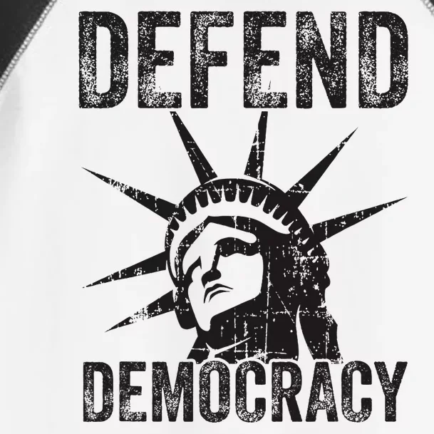 Defend Democracy Protect Voting Rights Save Vote Election Toddler Fine Jersey T-Shirt