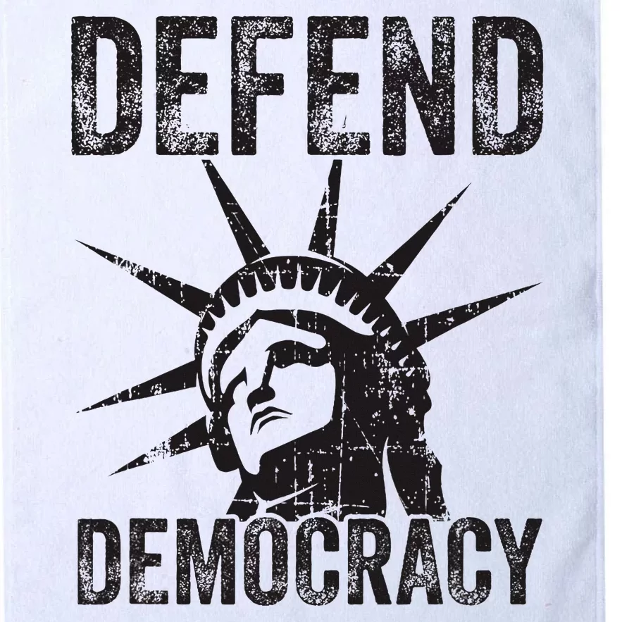 Defend Democracy Protect Voting Rights Save Vote Election Platinum Collection Golf Towel