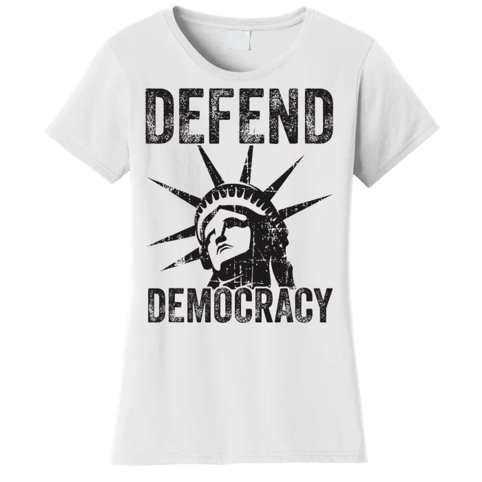 Defend Democracy Protect Voting Rights Save Vote Election Women's T-Shirt