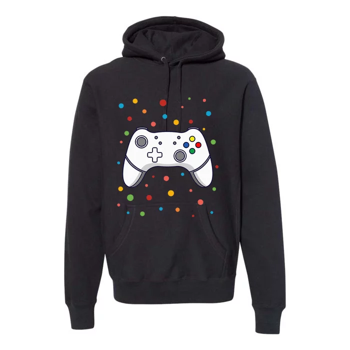 Dot Day Polka Dots Dotted Gaming Premium Hoodie