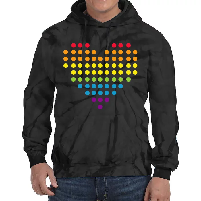 Dot Day Polka Dots Dotted Heart Tie Dye Hoodie