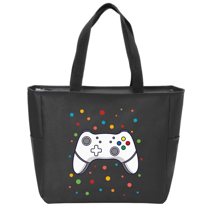 Dot Day Polka Dots Dotted Gaming Zip Tote Bag