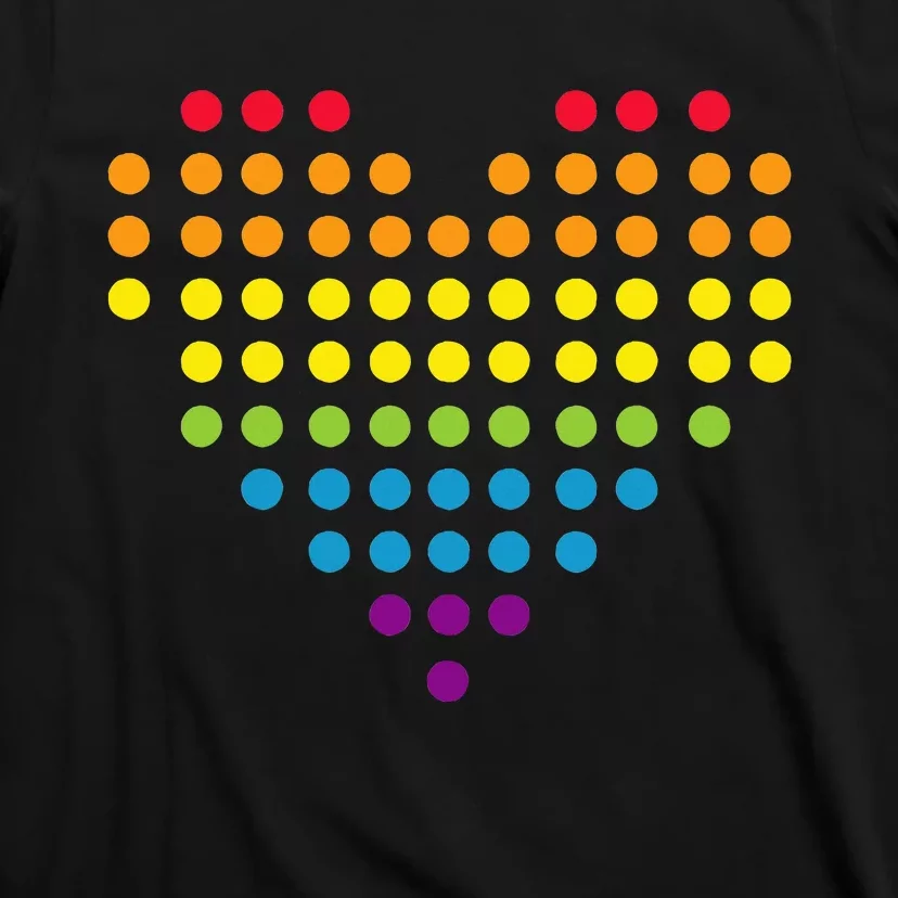 Dot Day Polka Dots Dotted Heart T-Shirt