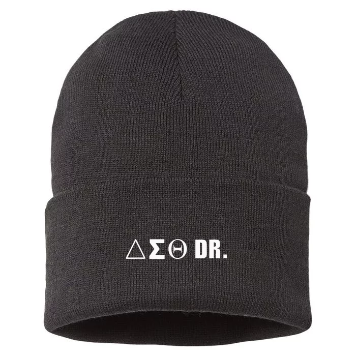 Delta Doctor Physician Sorority Sigma Sisterhood Theta Sustainable Knit Beanie