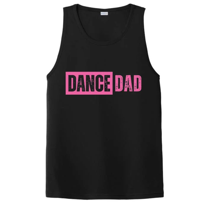 Dance Dad Pink Performance Tank