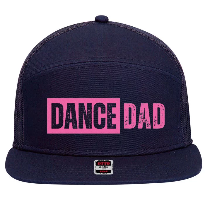 Dance Dad Pink 7 Panel Mesh Trucker Snapback Hat