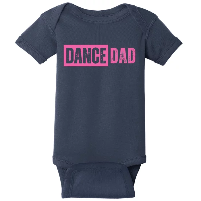 Dance Dad Pink Baby Bodysuit