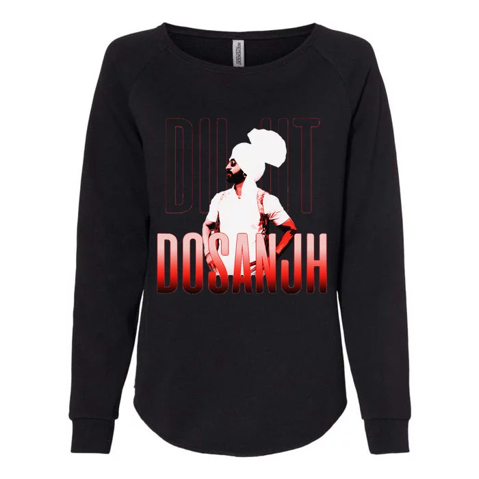 Diljit Dosanjh Punjabi Singer Desi Apparel Punjabi Womens California Wash Sweatshirt